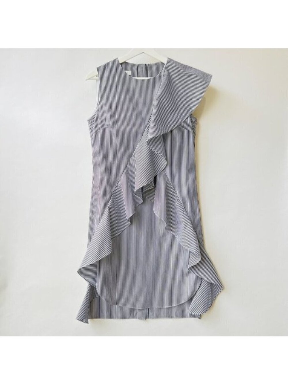 Goen.J Striped Ruffles dress, Size M 07 - Picture 4 of 12